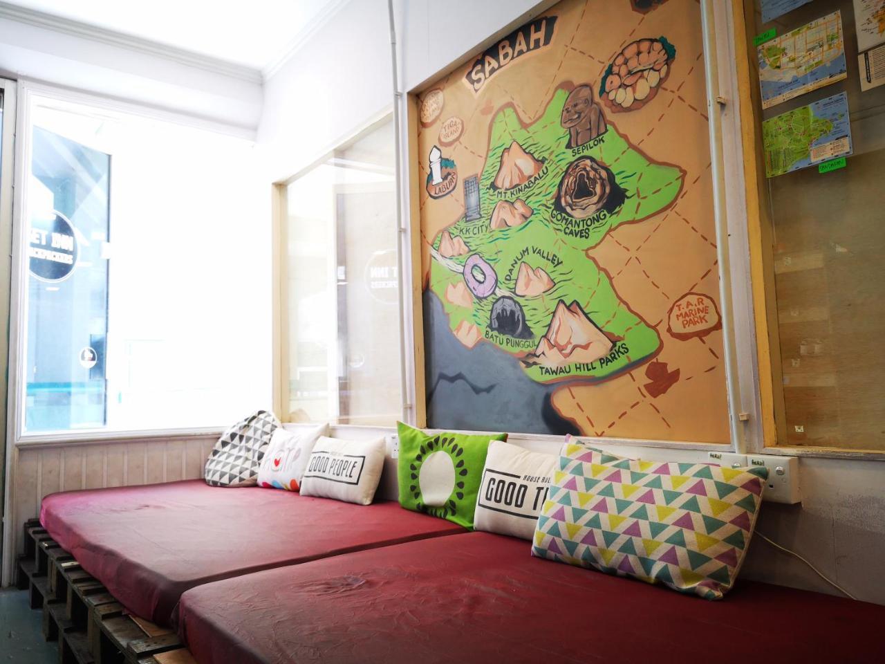 Get Inn Backpackers Kota Kinabalu Buitenkant foto